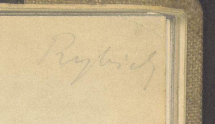 -, Von Hand: ; 'Rybich'