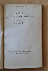 H 98 : Im Felde zwischen Nacht und Tag : Gedichte (1922)