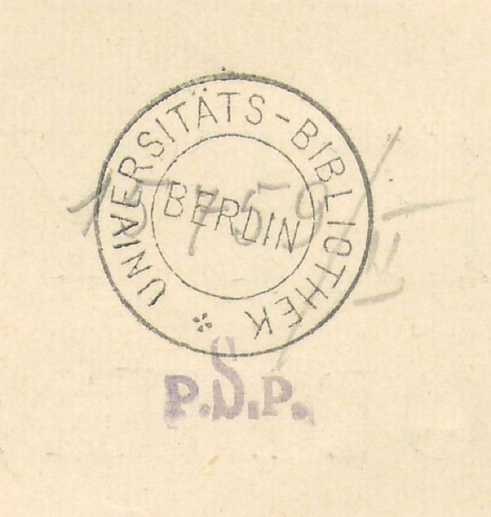 -, Von Hand: Inventar-/ Zugangsnummer; '15759/II'