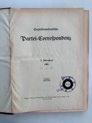 SH 3271-3 : Sozialdemokratische Partei=Correspondenz (1908)