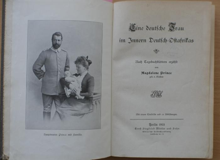 06 08 4351 : Eine deutsche Frau im Innern Deutsch-Ostafrikas (1903)