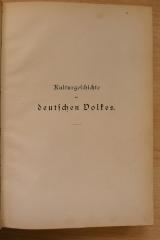 6412/2 Em/hen : Kulturgeschichte des deutschen Volkes. Teil Zwei (1886)