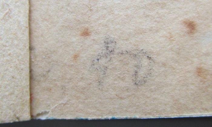 Uk 674 b: I fioretti del glorioso Messere Santo Francesco e de' suoi frati (1905);- (unbekannt), Von Hand: Zeichen, Nummer; '[.0]'. 