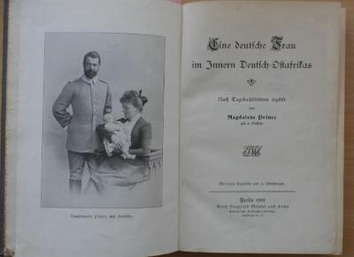 06 08 4351 : Eine deutsche Frau im Innern Deutsch-Ostafrikas (1903)
