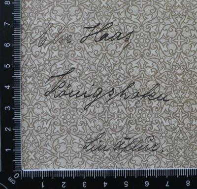 - (Haas, Else), Von Hand: Autogramm; 'Else Haas
Königshafen
[...]flur'. 