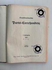 SH 3271-8 : Sozialdemokratische Partei=Correspondenz (1913)