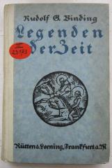 III 23173 1922: Legenden der Zeit (1922)
