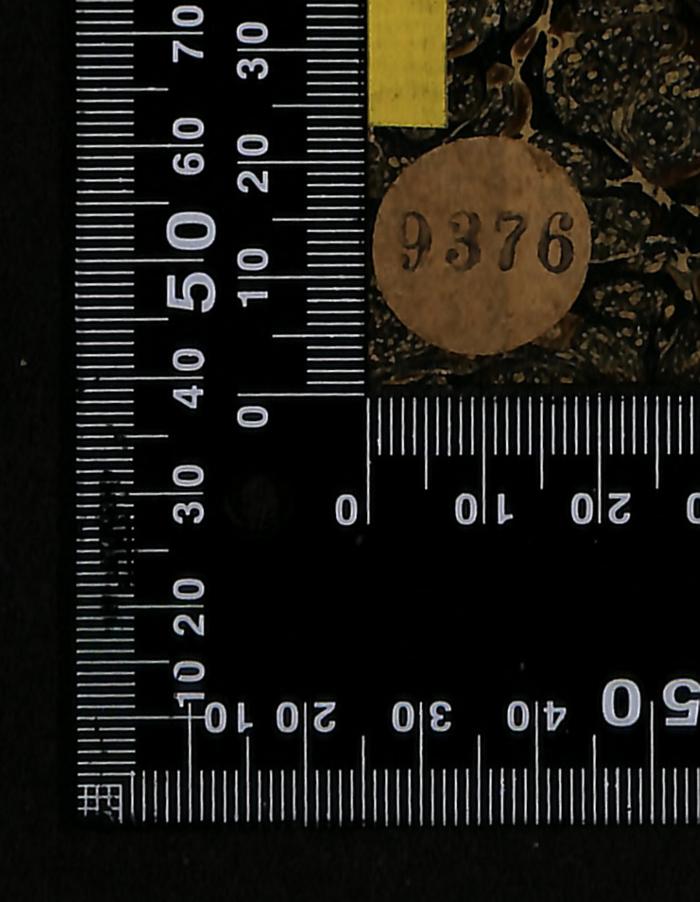 - (Jüdische Gemeinde zu Berlin), Etikett: Signatur; '9376'. 