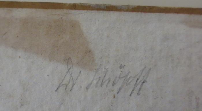 -, Von Hand: Berufsangabe/Titel/Branche, Name; 'Dr. Schöpff'