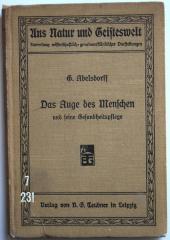 7/231 : Das Auge des Menschen und seine Gesundheitspflege. (1907)