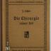 7/267 : Die Chirurgie unserer Zeit. [= Aus Natur und Geisteswelt. Sammlung wissenschaftlich-gemeinverständlicher Darstellungen, Bd. 339.] (1912)