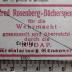 - (Alfred Rosenberg-Spende für die deutsche Wehrmacht;Nationalsozialistische Deutsche Arbeiterpartei. Kreisleitung Hannover), Stempel: Name, Ortsangabe, Besitzwechsel; 'Alfred-Rosenberg-Bücherspende für die Wehrmacht gesammelt und überreicht durch die NSDAP. Kreisleitung Hannover'.  (Prototyp)