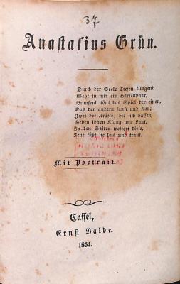 DLIT8670:37 : Anastasius Grün (1854)