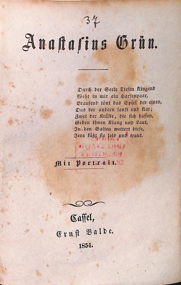DLIT8670:37 : Anastasius Grün (1854)
