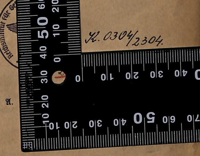 -, Von Hand: Signatur; 'H. 0304/2304'