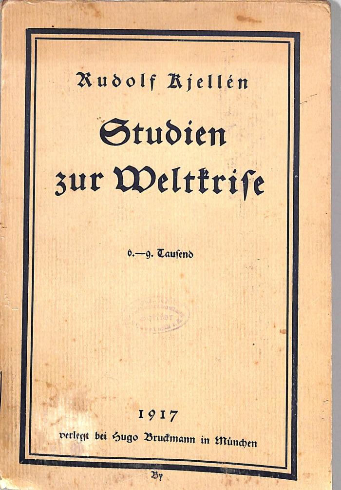 T 3179 : Studien zur Weltkrise. (1917)
