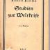 T 3179 : Studien zur Weltkrise. (1917)