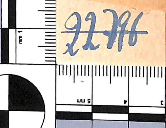 - (NSDAP-Gauarchiv Südhannover-Braunschweig), Von Hand: Nummer; '22796'. 