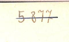 - (NSDAP-Gauarchiv Südhannover-Braunschweig), Von Hand: Nummer; '5877'. 