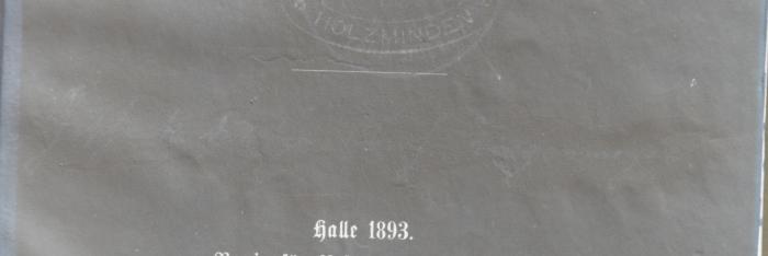 - (unbekannt), Radiert / Rasiert: Widmung; 'Geschenk des H[rn?] Oberf.[?] [...]meyer[?]'. 