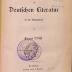 DLIT8830 : Geschichte der Deutschen Literatur in der Gegenwart (1896)