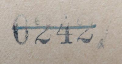 - (NSDAP-Gauarchiv Südhannover-Braunschweig), Stempel: Nummer; '0242'. 