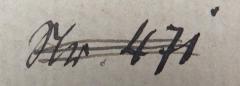 - (Deutsches Reich. Reichsarchiv. Bücherei ), Von Hand: Nummer; 'Nr. 471'. 