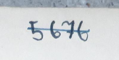 - (NSDAP-Gauarchiv Südhannover-Braunschweig), Von Hand: Nummer; '5676'. 