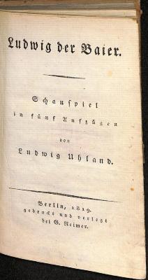 DLIT10322 : Ludwig der Baier (1819)