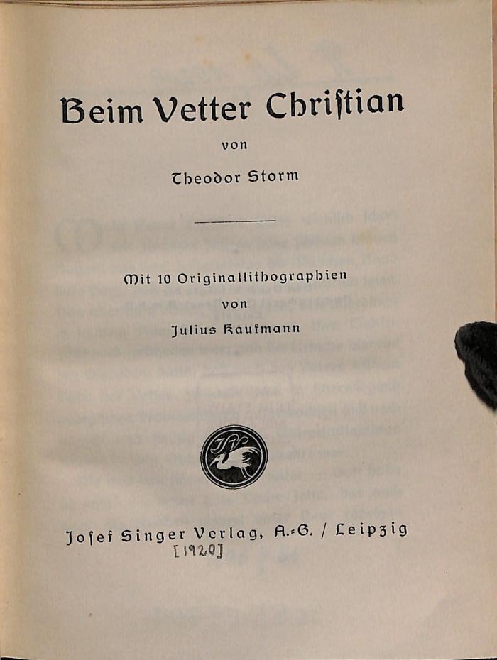 DLIT10219 : Beim Vetter Christian ([1920])