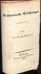 DLIT10323 : Brahmanische Erzählungen (1859)
