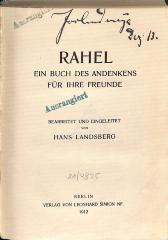 DLIT10361 : Rahel (1912)