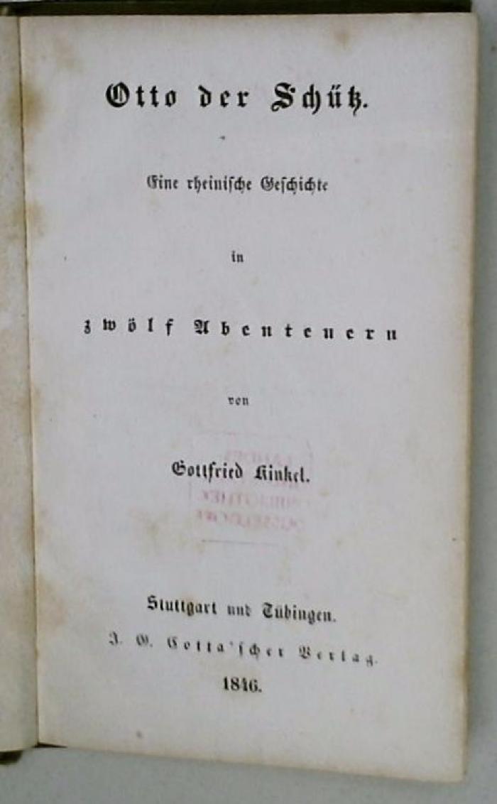 DLIT10475 : Otto der Schütz (1846)