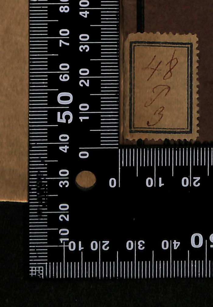 - (Central-Verein Deutscher Staatsbürger Jüdischen Glaubens), Etikett: Signatur; '48P3'. 