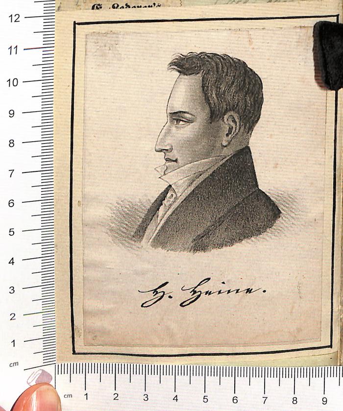 -, Etikett: Portrait; '[unleserlicher Name]'