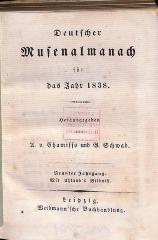 DLIT10325 : Deutscher Musenalmanach (1833-1841)