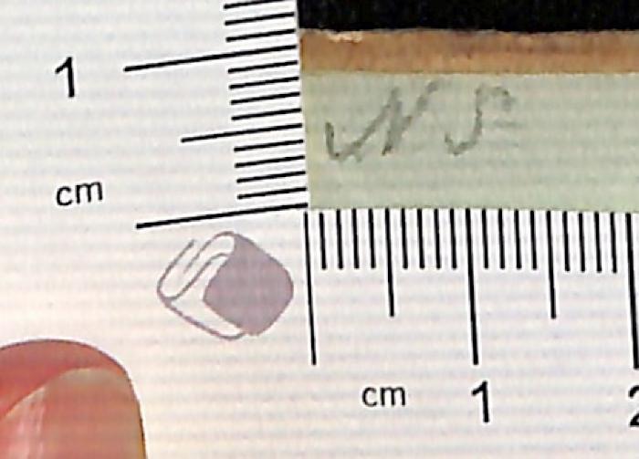 -, Von Hand: Notiz; 'NS'