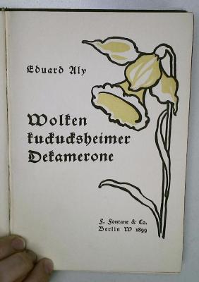 DLIT10499:1 : Wolkenkuckucksheimer Dekamerone (1899)