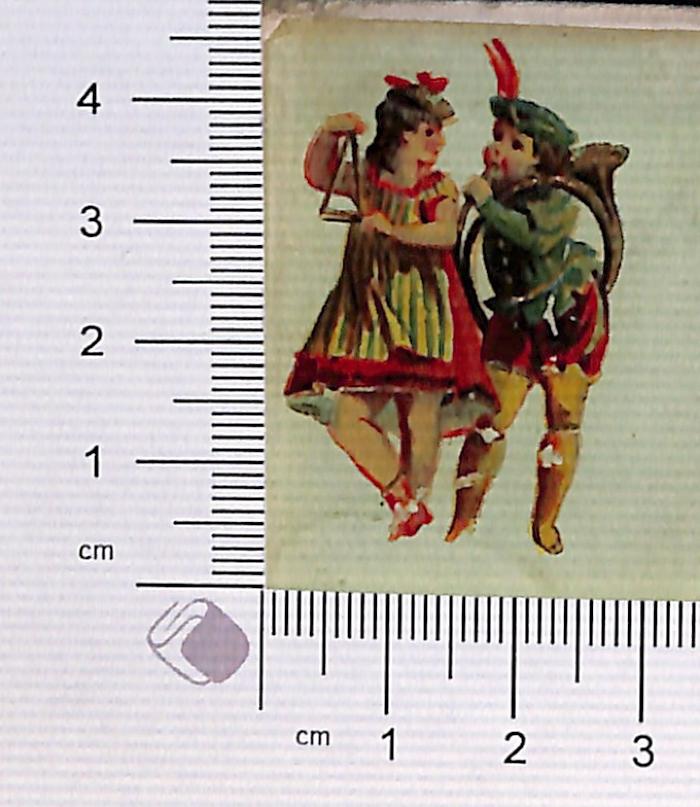 -, Etikett: ; 'Bild von musizierenden Kindern'