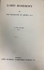 00/11640 : Lord Rosebery (1931)