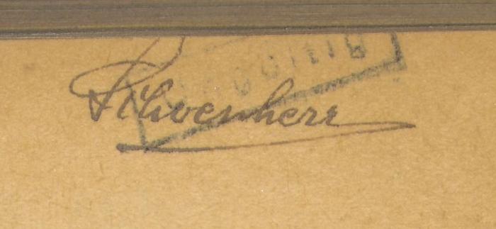 -, Von Hand: Name; 'Schoenherr'