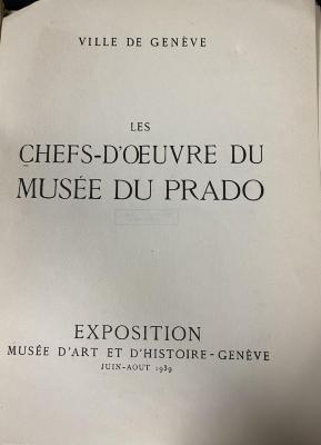 00/12101 : Les Chefs-d’oeuvre du Musee du Prado (1939)