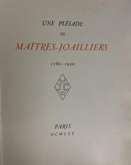 Q 00/1068 : Une pléiade de maîtres-joailliers, 1780-1930 (1930)