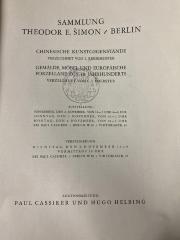 Q 00/2078 : Sammlung Theodor E. Simon (1929)