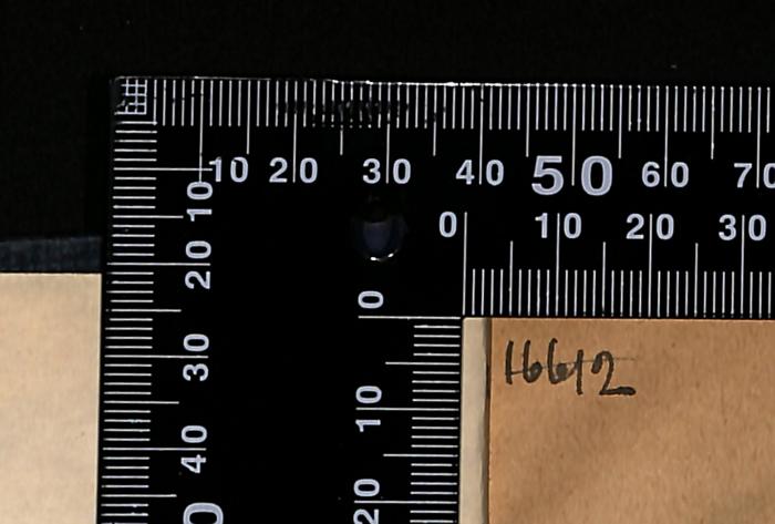 -, Von Hand: Signatur; '16612'