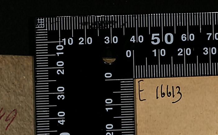 -, Von Hand: Signatur; 'E16613'