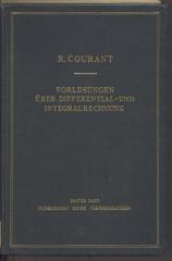 Ob 8870:1:'b':F8 : Vorlesungen über Differential- und Integralrechnung. 1, Funktionen einer Veränderlichen. (1927)