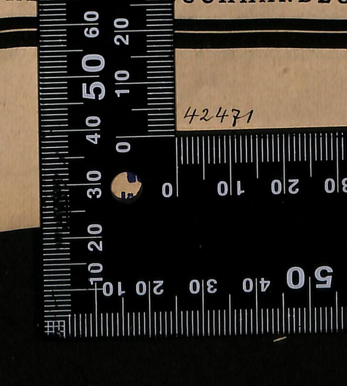 - (Jüdische Gemeinde zu Berlin), Von Hand: Signatur; '42471'. 