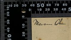 - (Cohn, Marcus), Von Hand: Autogramm; 'Marcus Cohn'. 