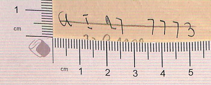 -, Von Hand: Notiz; 'A I 27 7773 [durchgestrichen]'